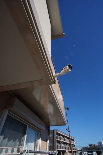 セキュリティ　防犯カメラです