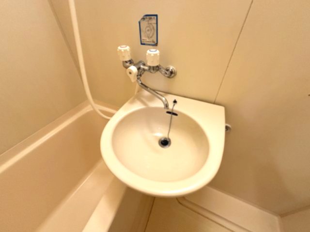 洗面設備　落ち着いた時間を過ごせるバルコニーです