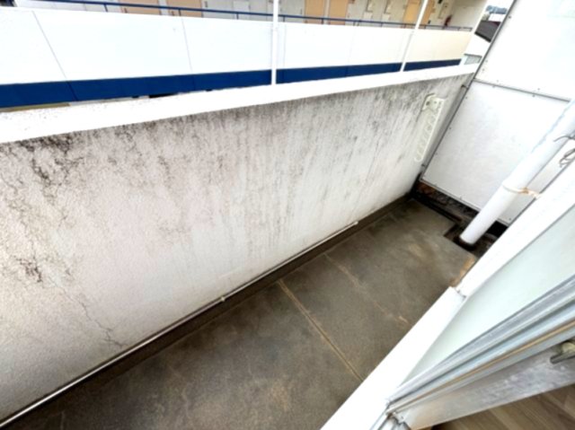 バルコニー　シンプルで使いやすい玄関です