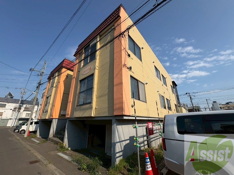 建物外観　札幌市東区北２４条東「２４ハイツＡ棟」