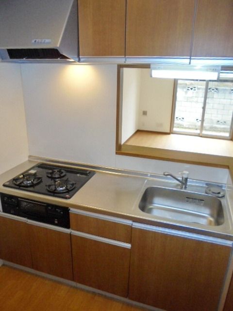 キッチン　★調理がしやすい3口コンロのカウンターキッチン★