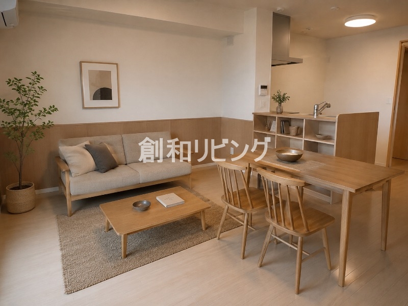 居室・リビング　家具・インテリアはCGです