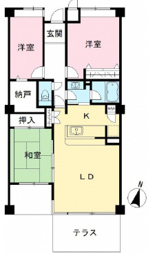西神糀台ミオの間取り写真