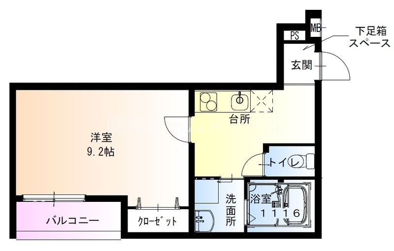 フジパレス門真本町III番館の間取り写真