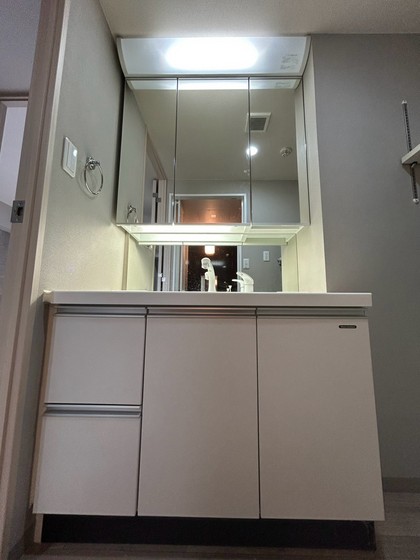 洗面設備　※別部屋の写真です