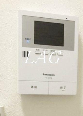 セキュリティ　モニター付きインターホンです。