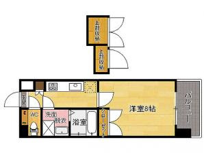 西鉄貝塚線 香椎宮前駅 徒歩2分 14階建 築15年の間取り写真