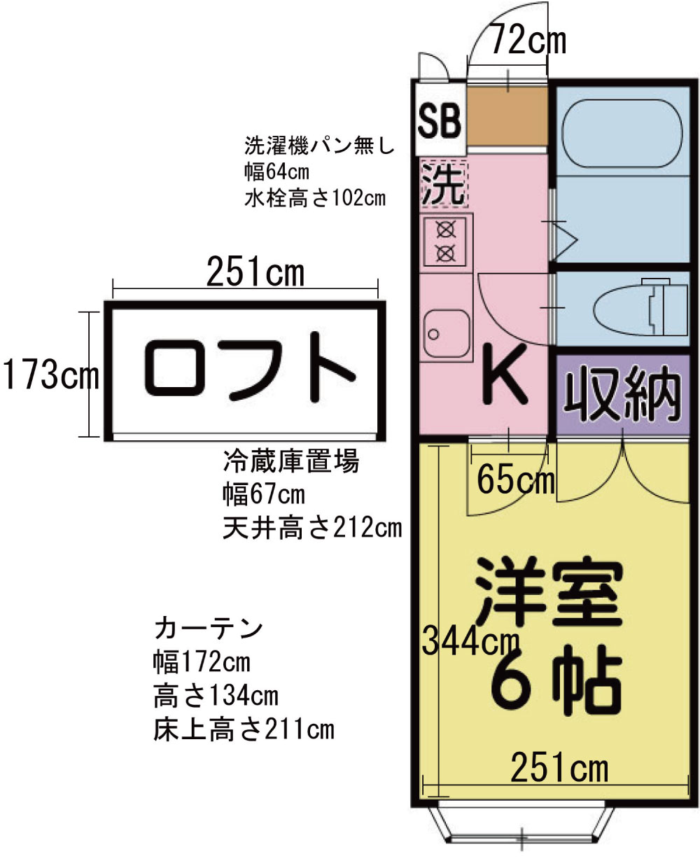 セサミ黒崎の間取り