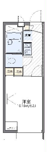 レオパレスＫウイングの間取り