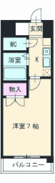 名古屋市中村区千成通のマンションの間取り