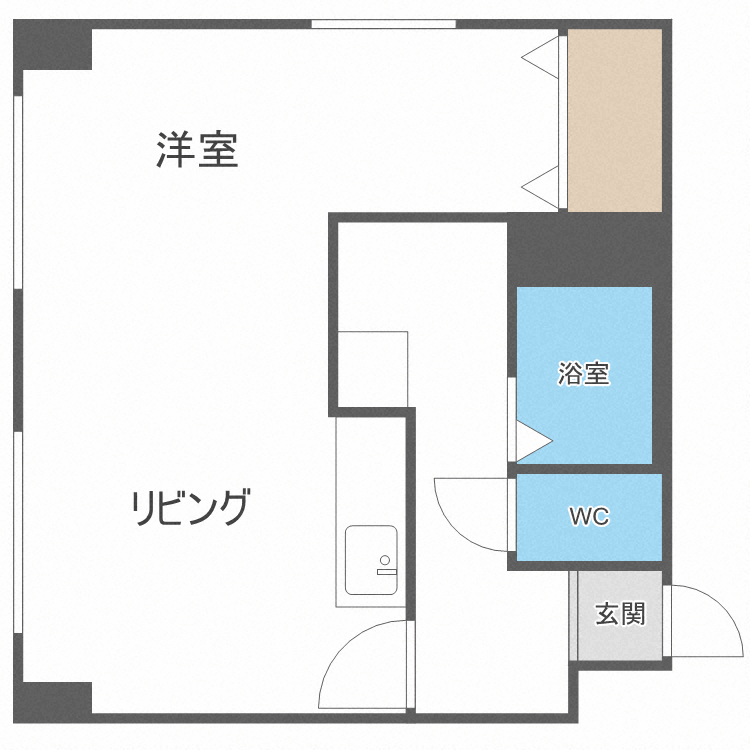 メテオール琴似の間取り