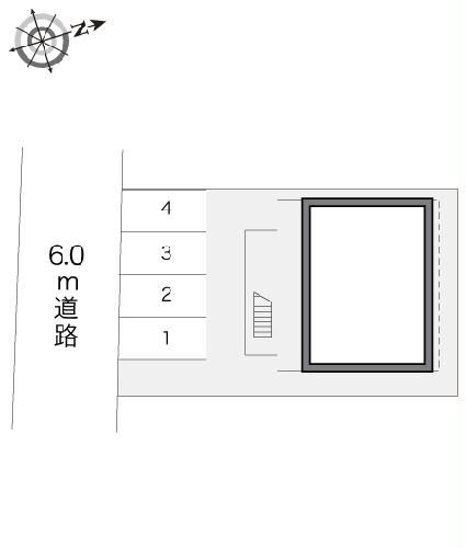 【レオパレス天伯IIの駐車場】