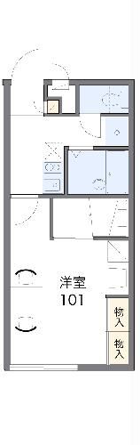 レオパレス天伯IIの間取り