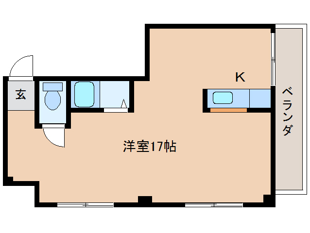 大和郡山市丹後庄町のマンションの間取り