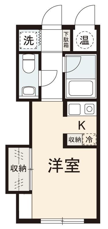 高松市藤塚町のアパートの間取り