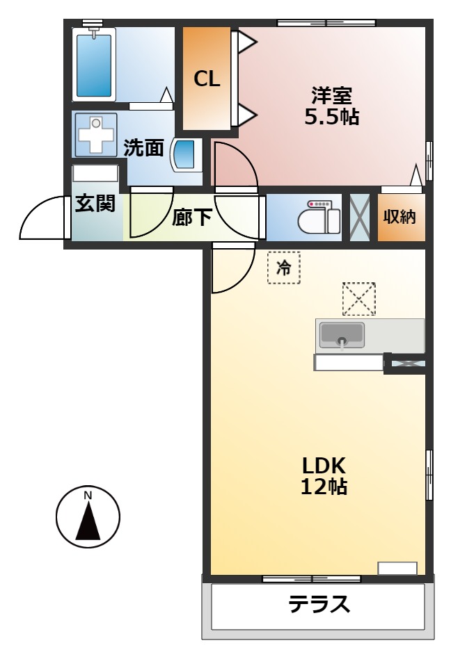 D’maison垂井の間取り