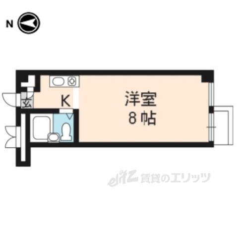 【ドミール桂の間取り】