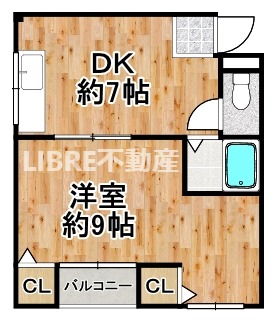 千鳥橋第2RSビルの間取り