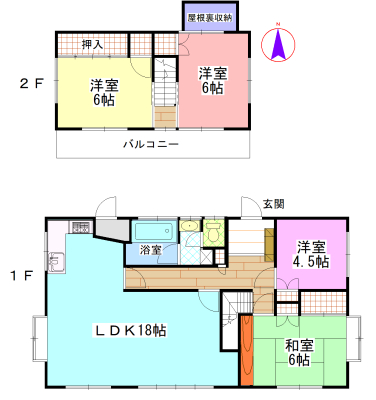 【円山一戸建の間取り】