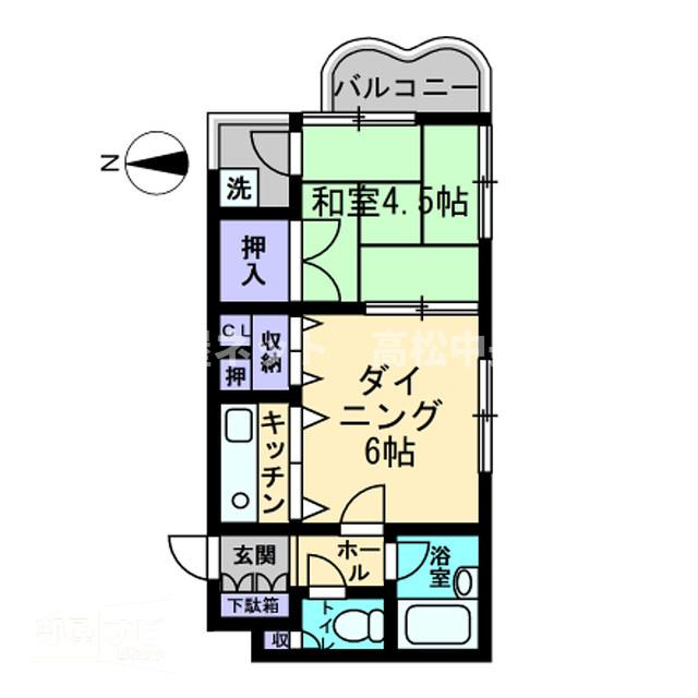 アルファエステート錦町の間取り