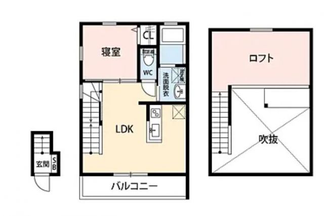 ラフィネ岡崎の間取り