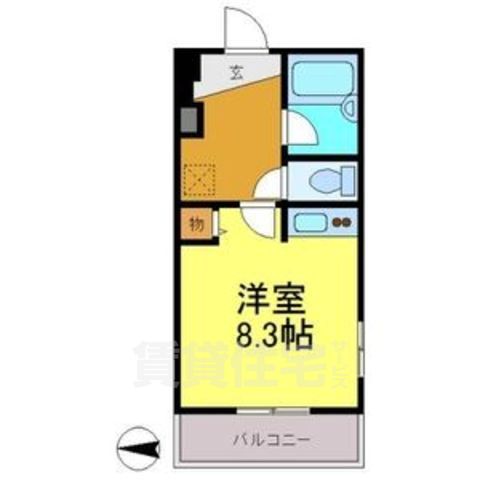 クラージュ474の間取り