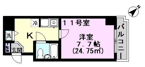 中央第１０北松戸ビルの間取り