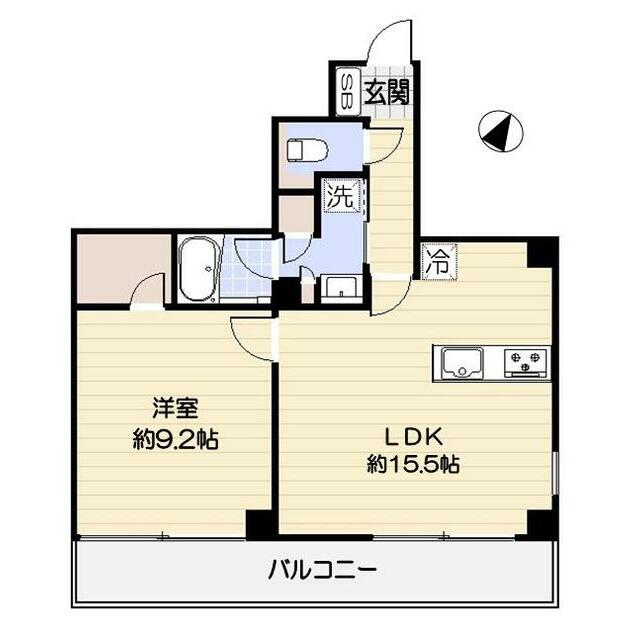 東京都大田区田園調布本町（マンション）の賃貸物件の間取り