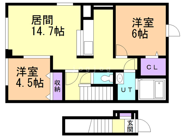 ラモン　コートの間取り