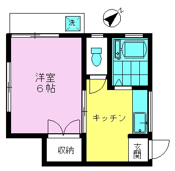 コーポ鵬の間取り写真