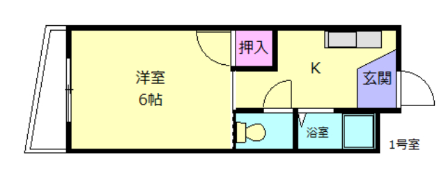 フォーサイト上津RIIの間取り