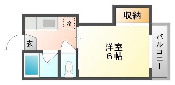 岡山県岡山市北区原の賃貸アパートの間取り