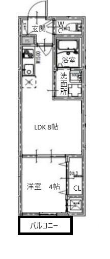 コティ諏訪ノ森の間取り