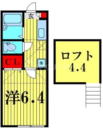 ＪＴテラスハウス見沼代親水公園の間取り