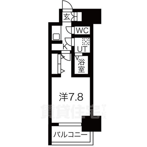 メイクス名駅太閤の間取り