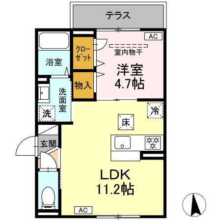 グレース上篠崎の間取り