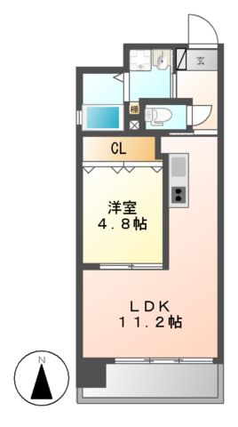 セントピア岡安の間取り