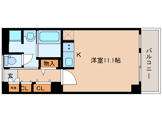 ベルアンジュ奈良の間取り