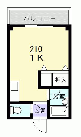 ハイツ木曽路の間取り