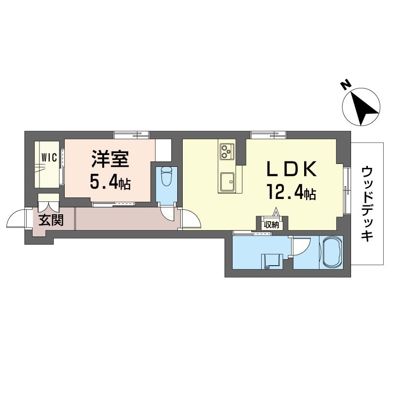 ブレイブブロッサム　丸山台の間取り