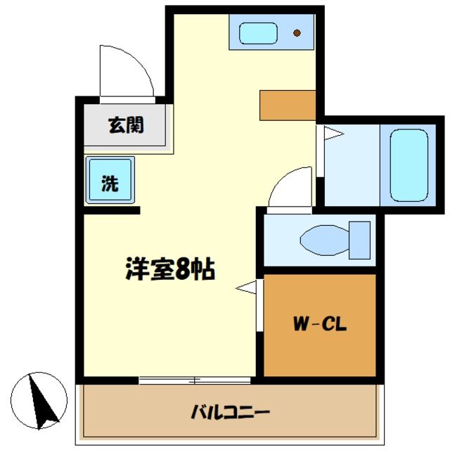 町田市中町のマンションの間取り