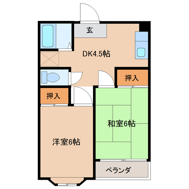 カレンの間取り