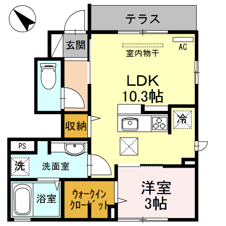 マーサ出雲の間取り