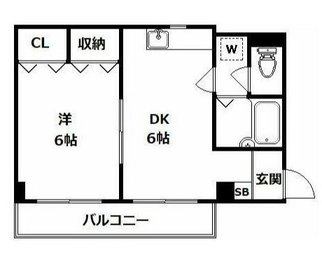 板橋区氷川町のマンションの間取り