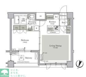 北区西ケ原のマンションの間取り