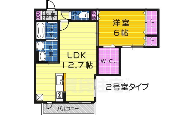 中百舌鳥コートの間取り