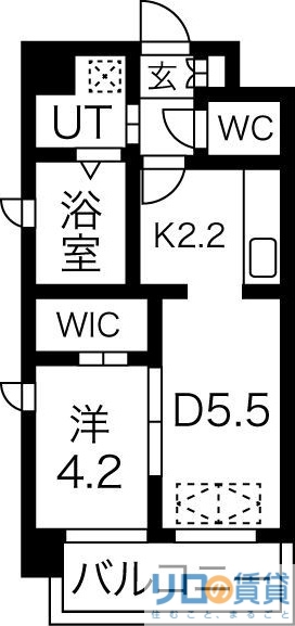 スプランディッド新大阪DUEの間取り