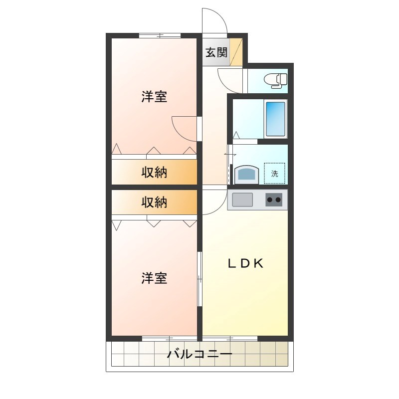 メゾングリーンモールIIの間取り