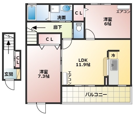 ブリーズコートの間取り