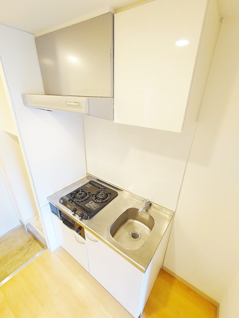 キッチン　２口ガスシステムキッチン